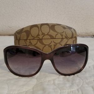 Coach Sunglasses Plum Horn